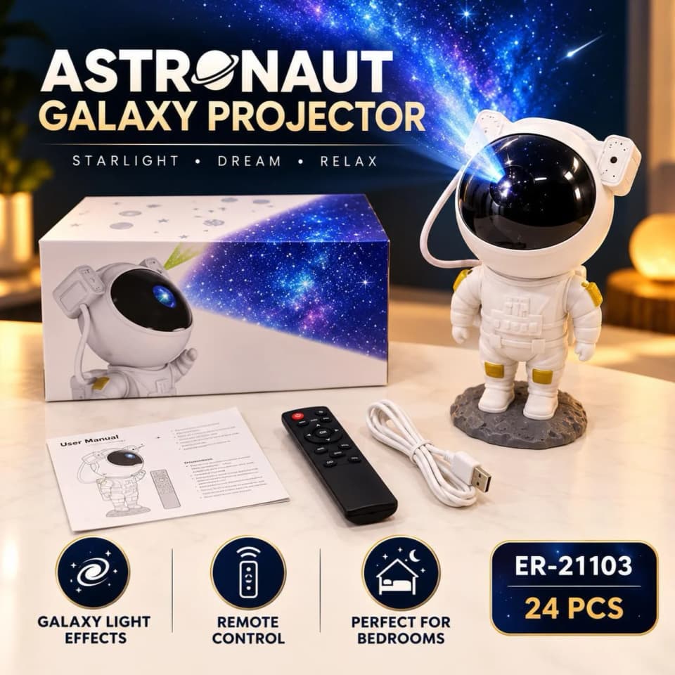 Astronaut Galaxy Projector Night Light – ER-21103
