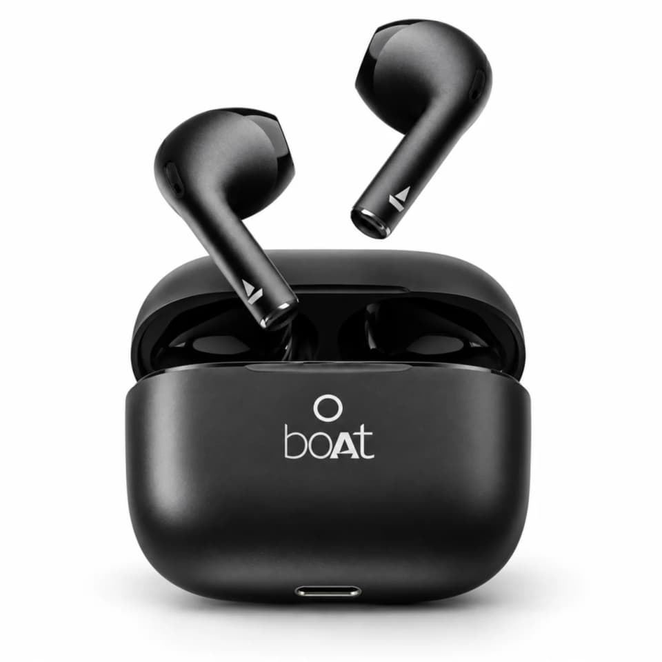 boAt Airdopes Alpha True Wireless Bluetooth Earbuds – Jet Black