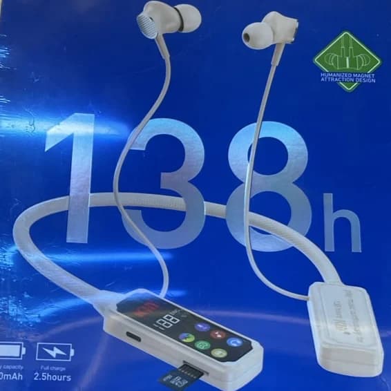 سماعة KL-101 لاسلكية برقبة مع دعم بطاقة TF ووضع التشغيل المزدوج